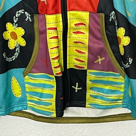 MISSLOOK Hooded Floral Jacket Sz Large - Picture 3 of 8